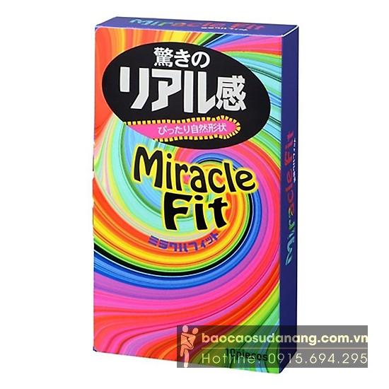 Bao cao su Sagami Miracle Fit Hộp 10 bao bán Đà Nẵng
